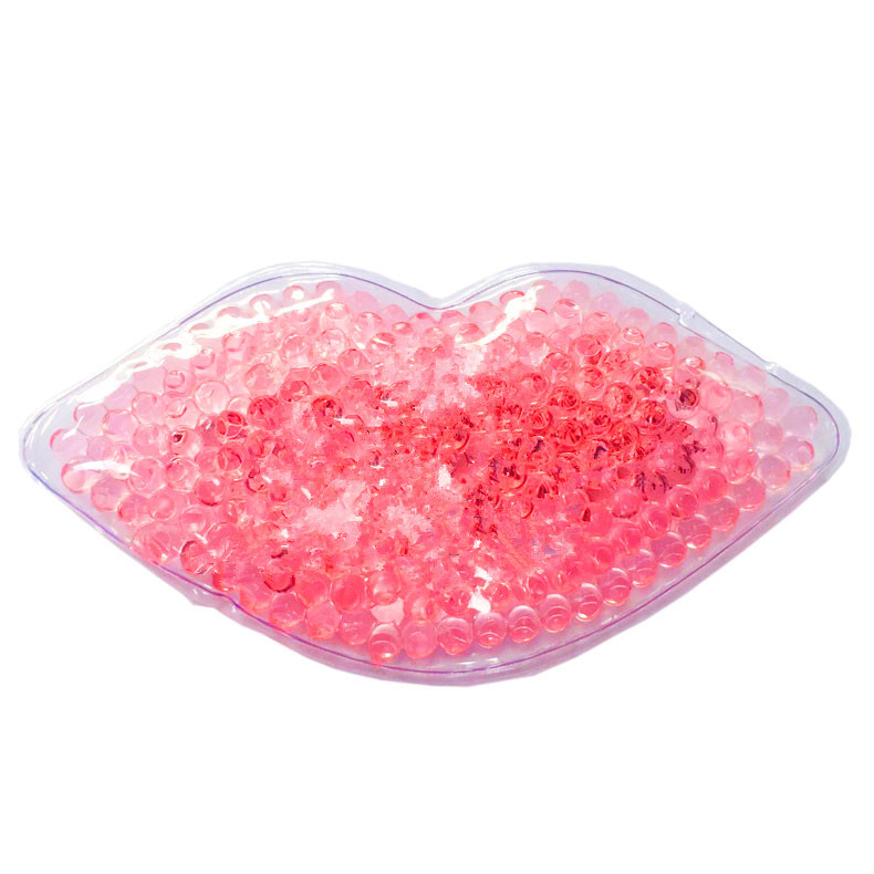 Lip Shaped Hot Cold Gel Beads Therapy Ice Pack for Aesthetic and Clinics