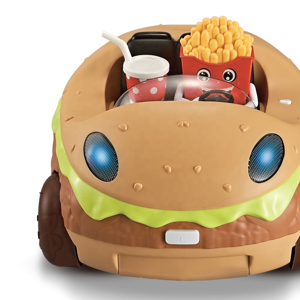 High Simulation 32 PCS Accessories Light And Sound Pretend Toy Kitchen Fast Food Hamburger Luggage Pretend Toy Play Set