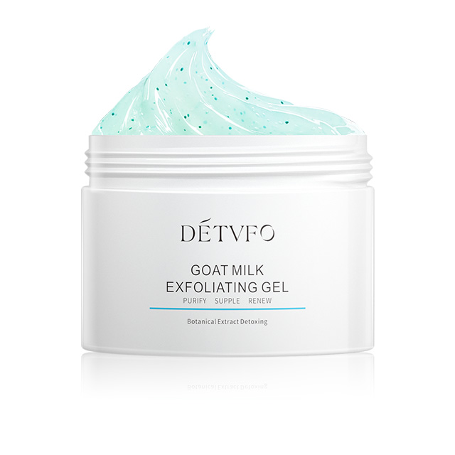 Deep Peeling goat's milk Exfoliator Gel Scrub himalayan salt scrub Moisturizing Cleansing Oil Control Dead Skin cleansing gel