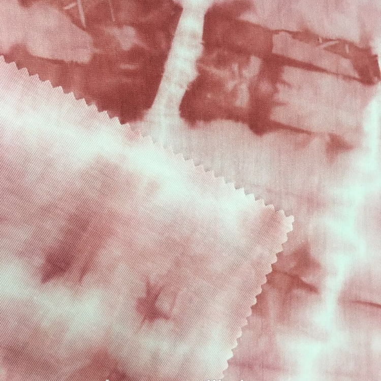 viscose/spandex SJ(tie dying) knitting fabric