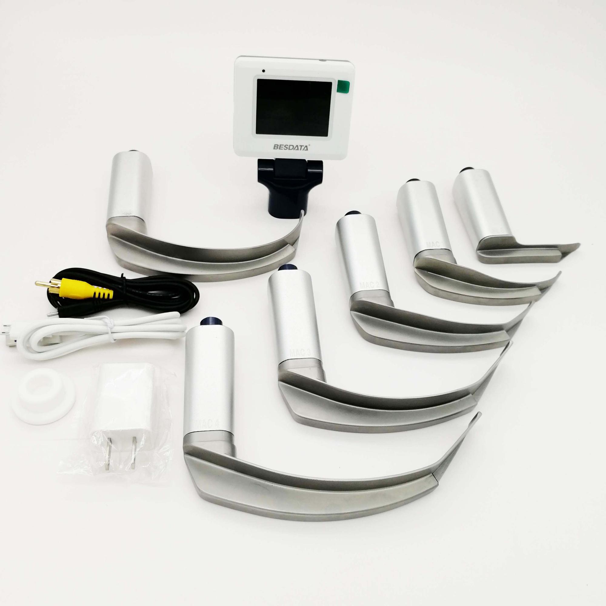 Good price medical flexible video laryngoscope rechargeable from manufacturer