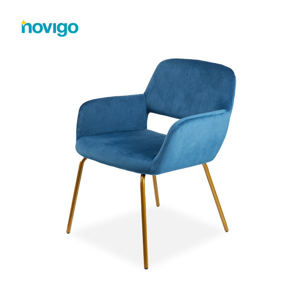 NOVIGO Claudia мебель для гостиной современный бархатный стул с акцентом из ткани