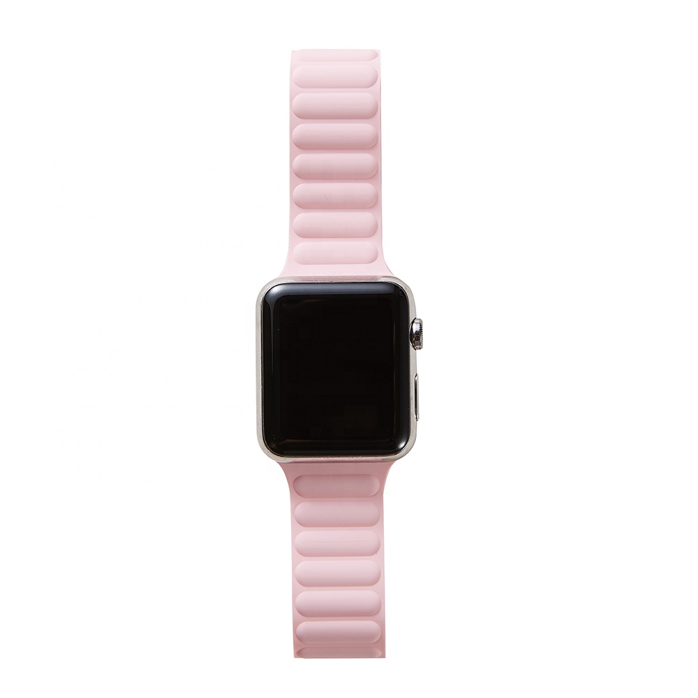 Силиконовый ремешок для Apple Watch 38 42 мм спортивный браслет магнитный ремешок Iwatch 44 40 мм для Apple Watch Series 6 5 4 3