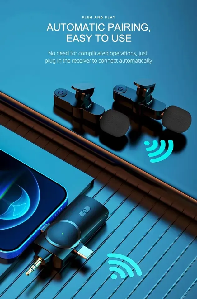 Clip on Mini Lapel Lavalier Microphone USB Microphone for Live Stream recording interview