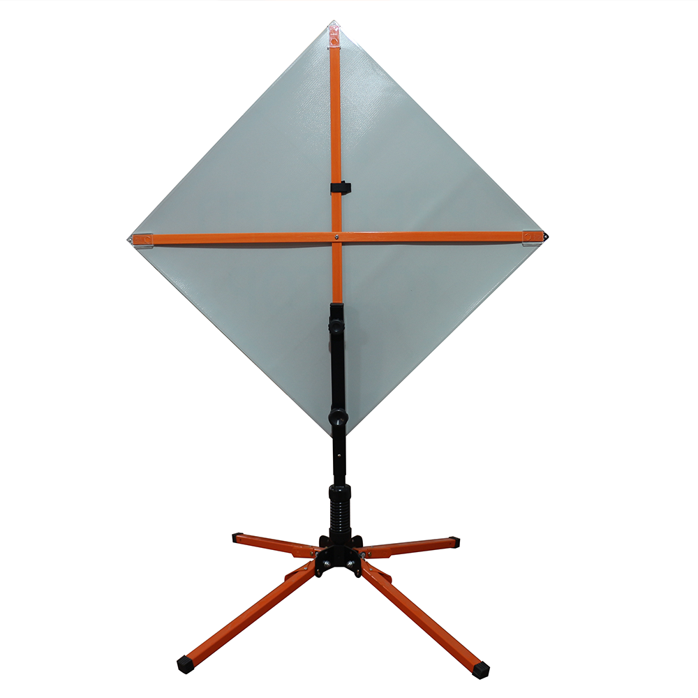 W054A (Stand include) 48'' Traffic Road Closed Sign,Reflective Flexible Roll Up Sign And Stand,Road Work Roll Up Signs