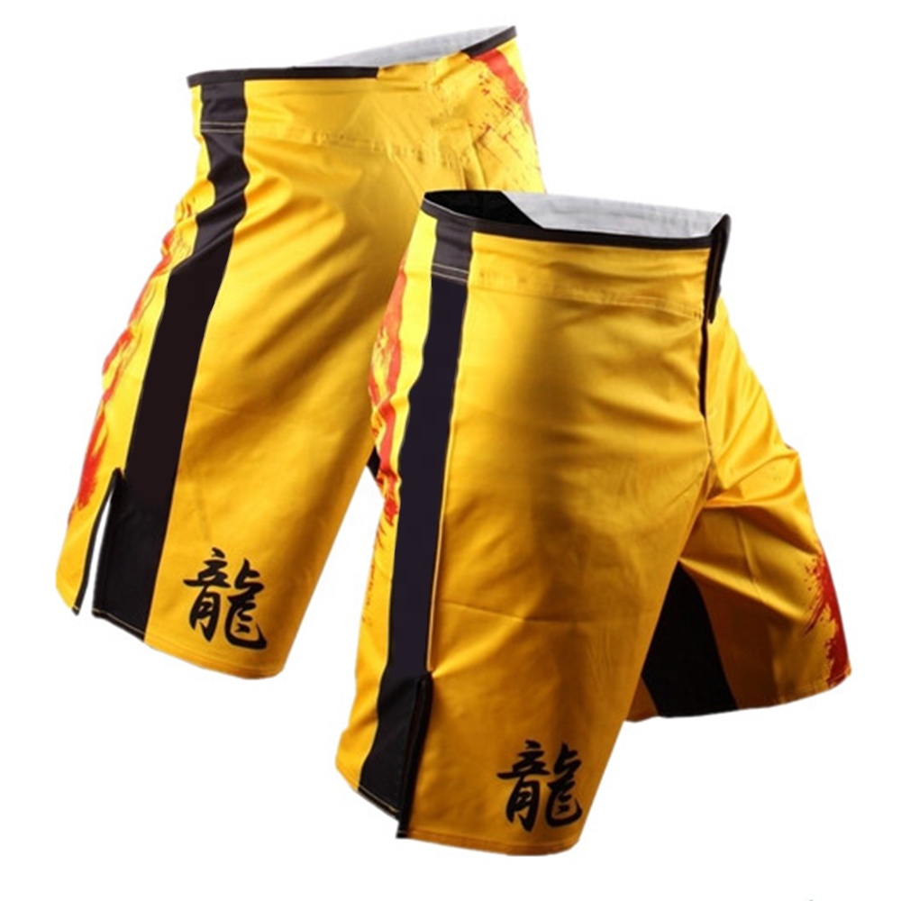 Индивидуальный Логотип сублимационная печать Брюс Ли mma gear Сортировка шорты