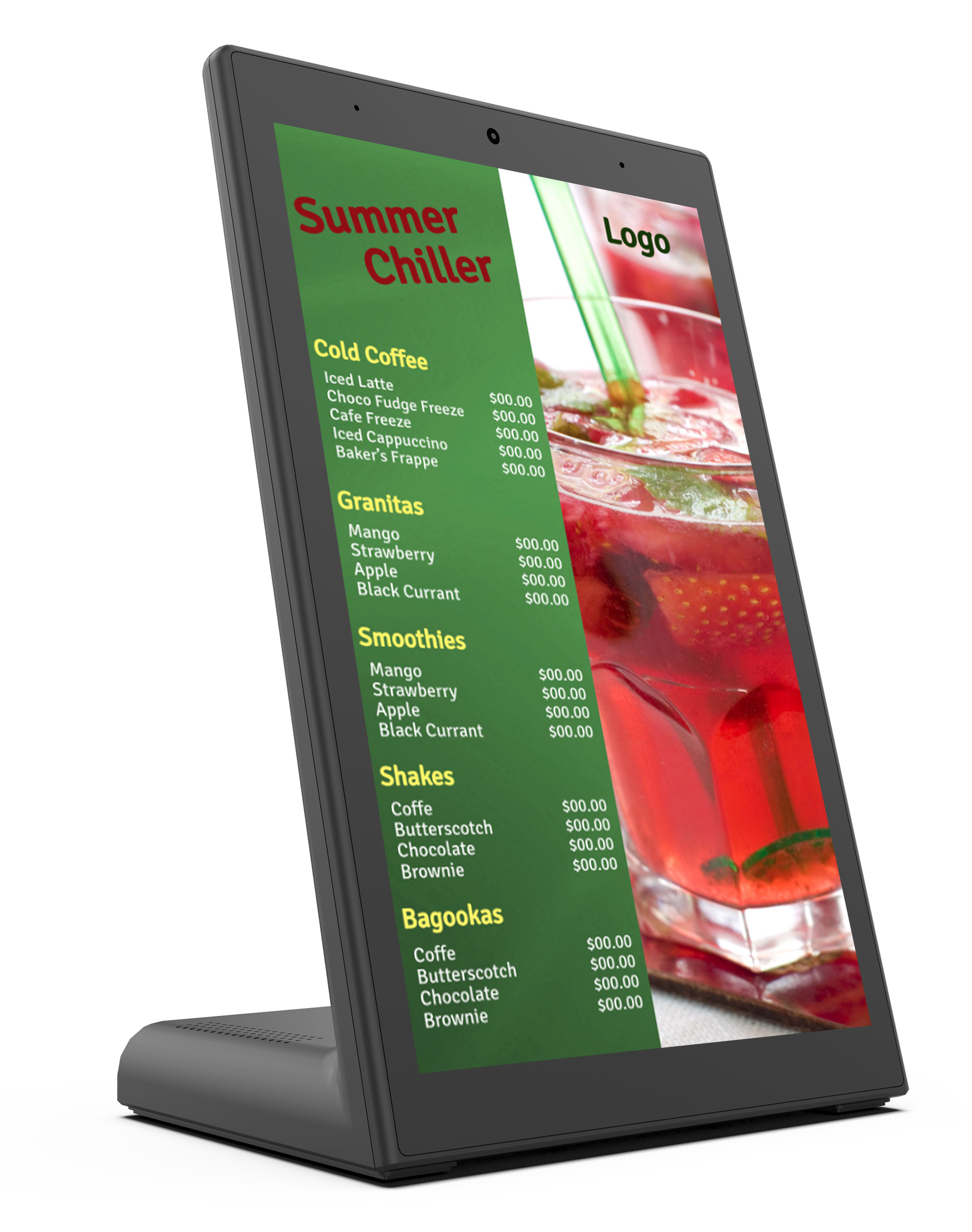 L shape portrait 8 inch touch screen Customer Feedback ordering RJ45 desktop Android Tablet