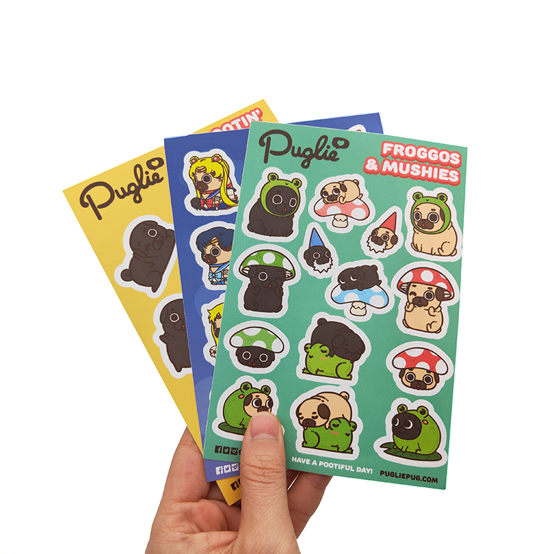 Изготовленная на заказ Собственная Личность Симпатичный мультфильм Kawaii винил Поцелуй вырезать наклейки
