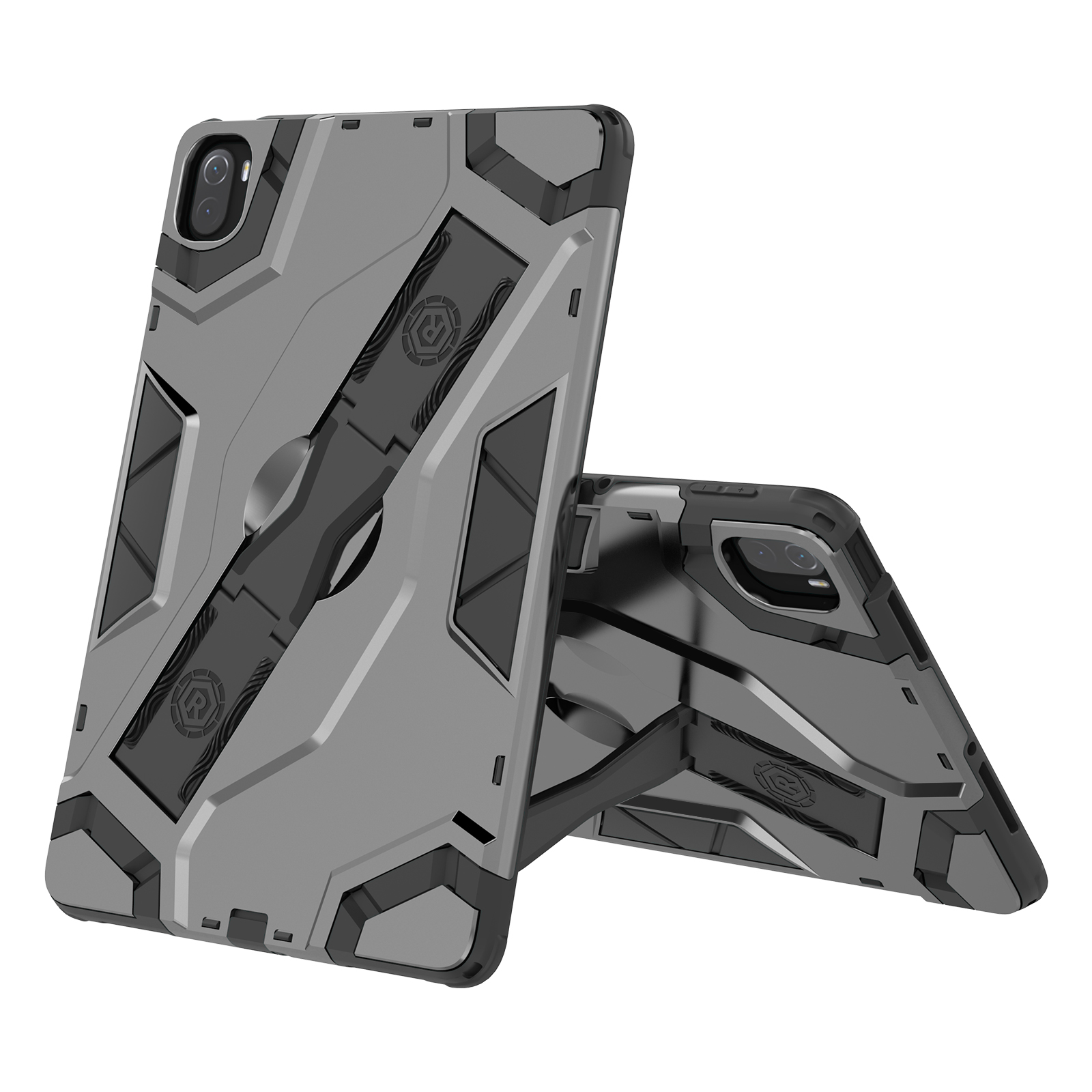 Shockproof Foldable Stand Silicone Rugged Casing With Handstrap Shoulder Strap Tablet Cover For Xiaomi Pad 5 Pro Case