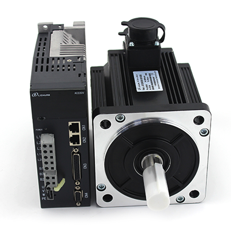 Nema51 130 мм 130ST-M05025 5N.M 3 фазы 220v ac Серводвигатель с комплектом контроллера с 17 бит цветастую кодировщик