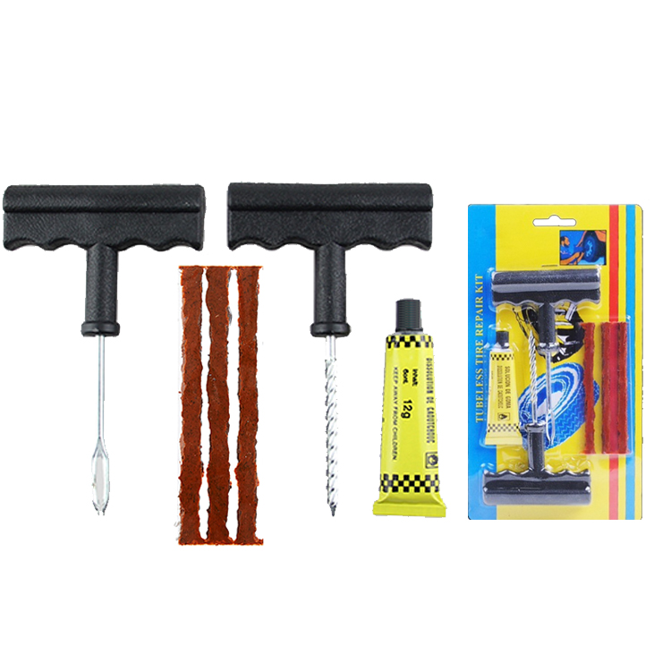 Universal Heavy Duty Tire Repair tools Kit Plug Set for Car Motorcycle ATV Jeep Truck Tractor Flat Tire Puncture Repair