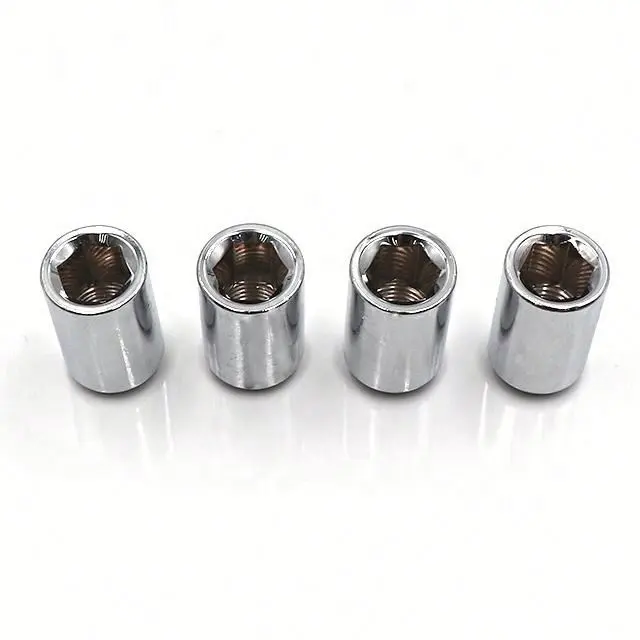 Closed Type Color Neo Aluminum Hd Style Lug Locking Chrome 14x1.5 20 Diameter 6 Point Tuner Pattern Hub Wheel Lock Nut