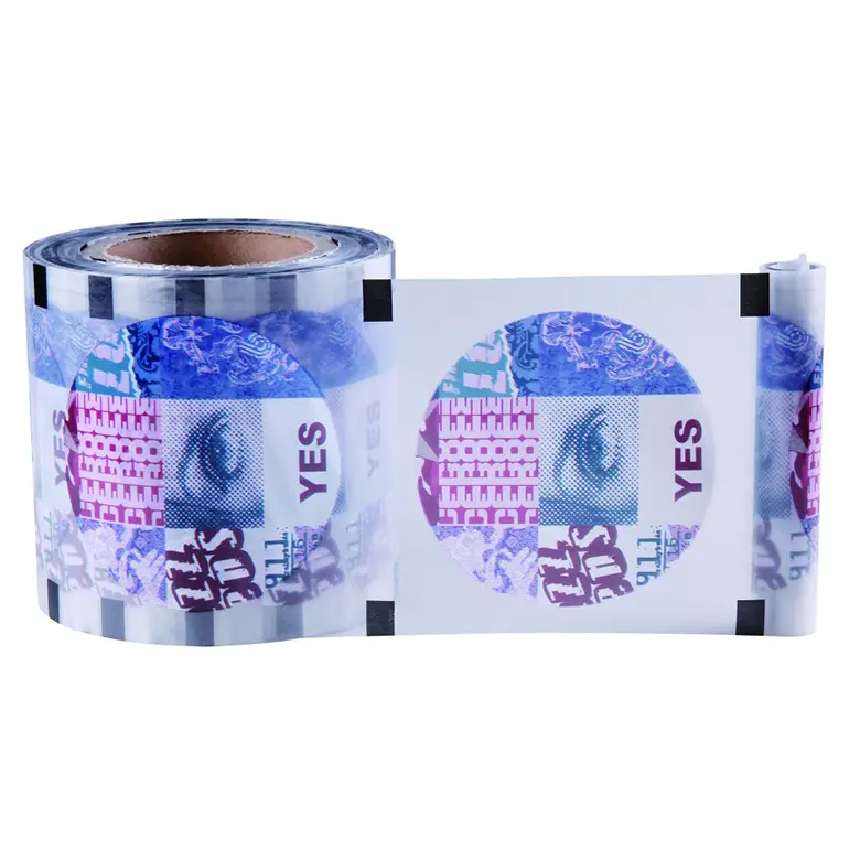 Cup Sealing Roll Film Packaging Film Lidding Film Transparent Custom Printed Pp/plastic Gravure Printing Laminated Material Soft