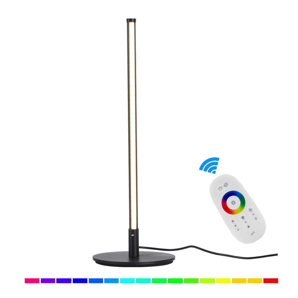 Современные Corlorful RGB настольная лампа роскошный домашний декор спальня настольная лампа с дистанционным управлением