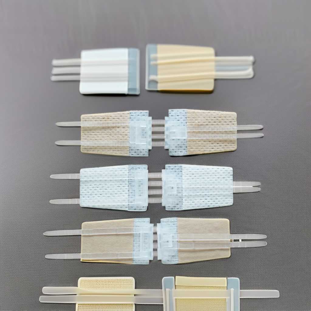 Medical Non-Woven Article Wound Closure Steri-Strip For Emergency Laceration Closures Topical Adhesive Zipper Wound Skin Closure