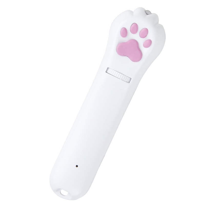 New Cat Paw Laser Funny Cat Pen Infrared Multi-pattern Six in One Funny Usb Charge Cat Laser Toy