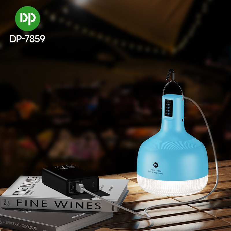 RGB Led Rechargeable Bulb Colorful Light Energy Saving Lighting Li-ion Battery Usb Bulb Led Emergency Light Type-C Charging