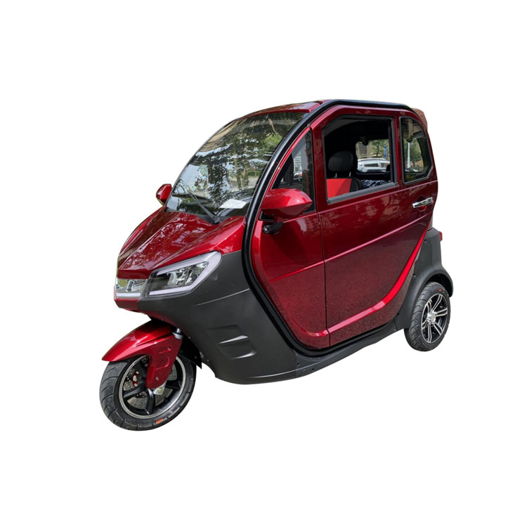 Chinese passenger gasoline motorcycle with cabin passenger tricycle three wheel motor scooter Enclosed Cabin Tricycle
