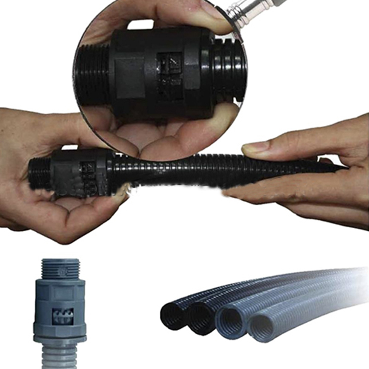 Professional manufacture pvc electrical corrugated pipe plastic flexible couduit