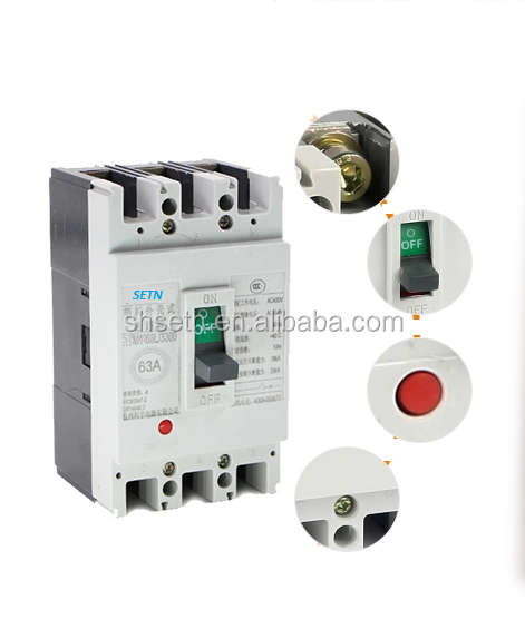 Автоматический выключатель MCCB SM1 MCCB 20amp, автоматический выключатель 100 Amp 3P, сертификат IEC60947-2