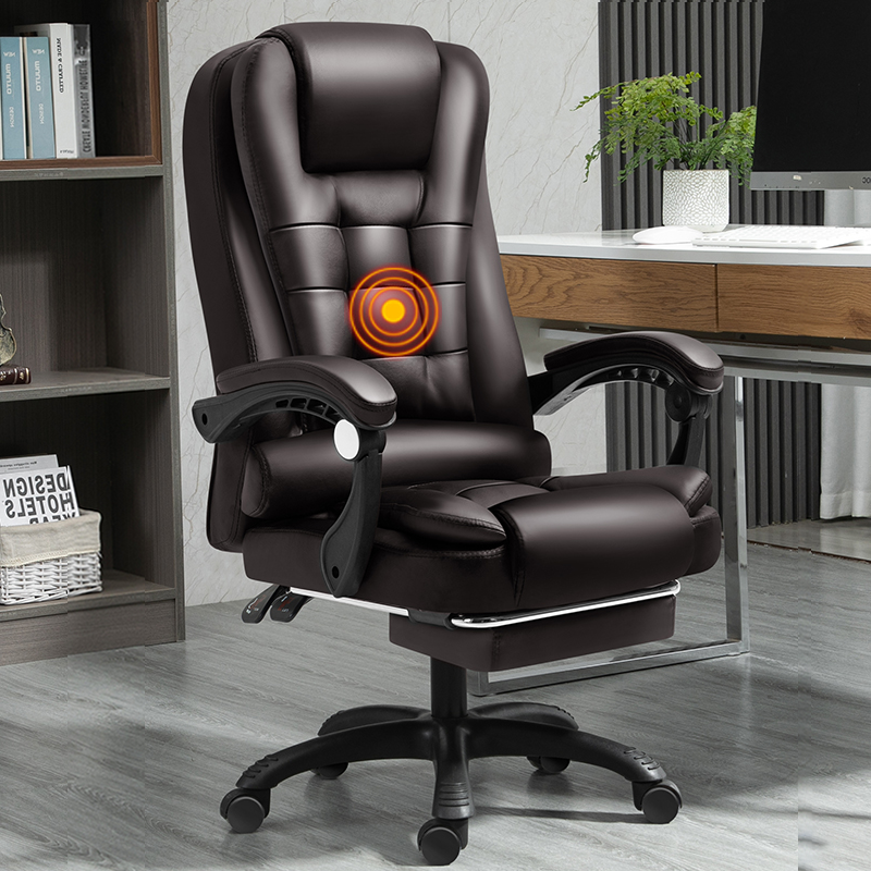 Hot Selling Customized Swivel Home Luxury Nylon Wheel Pu Leather Executive Office Chairs