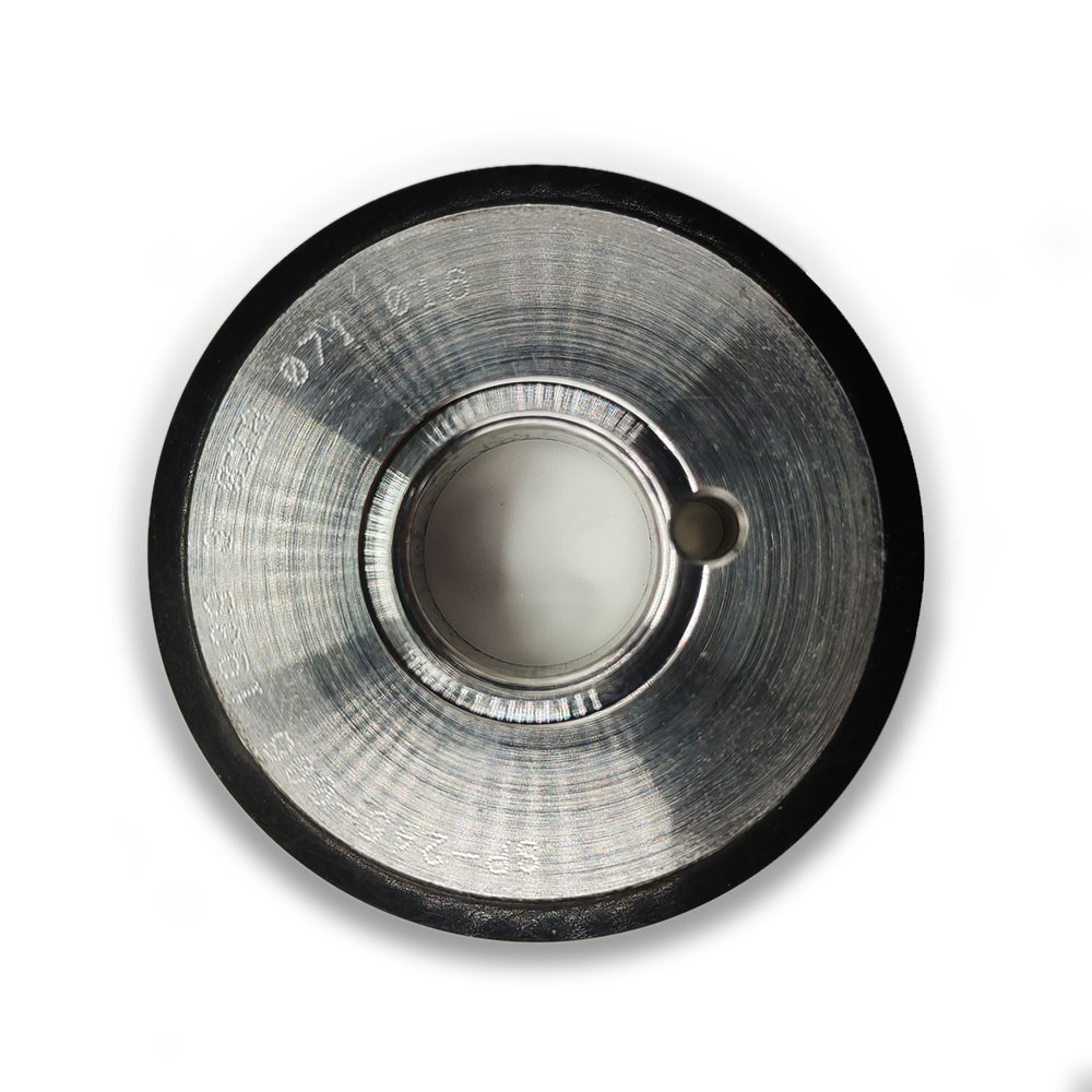45 Steel + Silica gel Wear Resistant Rubber Wheel Used in Silver and Copper Dipping Process of MLCC for Dipping Machine