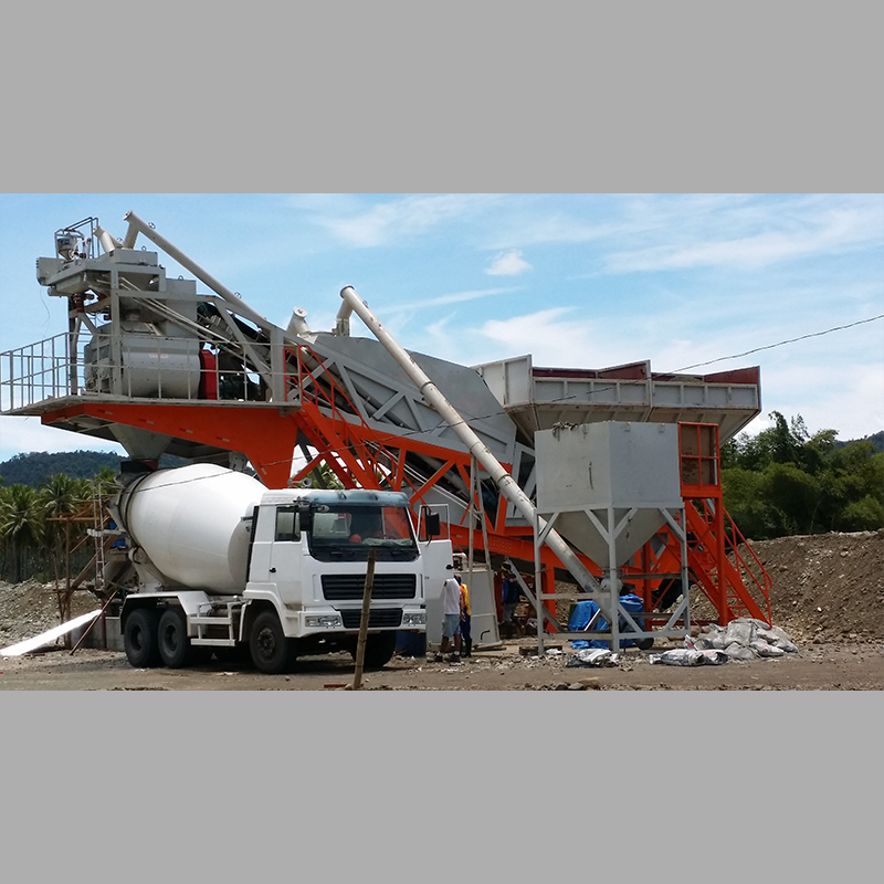 Concrete Mobile Plant 25m3/h To 240m3/h Concrete Batching Machine Plant