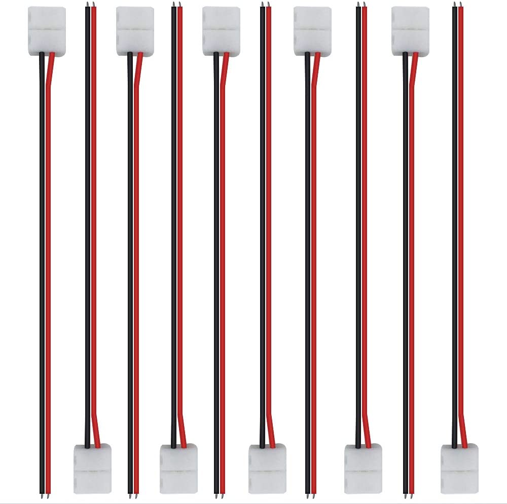 8 мм прокладки провода для пайки 2 Pin) Светодиодная лента с usb-питанием разъем с выводным проводником для SMD3528 одноцветные светодиодные полосы света