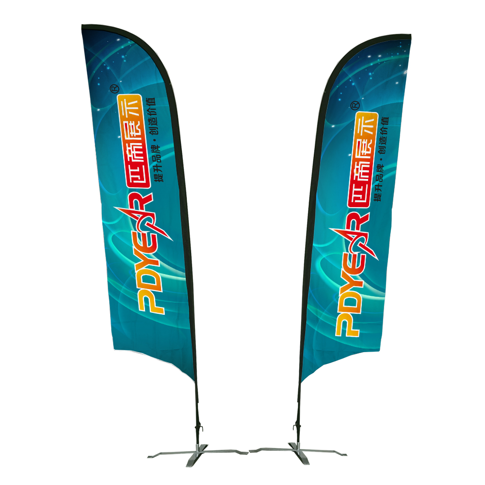 PDyear пользовательская печать bowhead wind tradeshow своппер лук каплевидное лезвие Бали парус Летающий пляж перо флаг баннеры