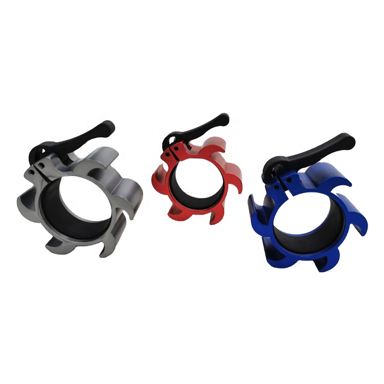 weightlifting accessories barbell bar collars China barbell locking collar clamp 2 inch 50mm