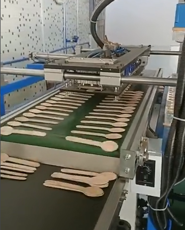 GLC maquinaria para hacer cubiertos de madera