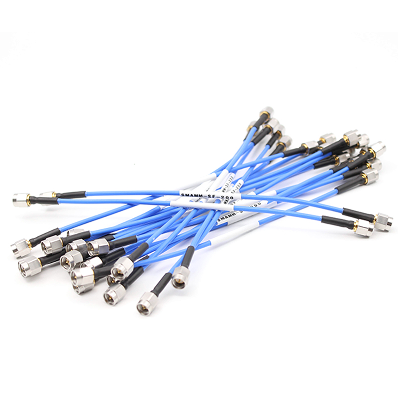 Cable assembly Double SMA male to male connector with 086 cable Length 100mm