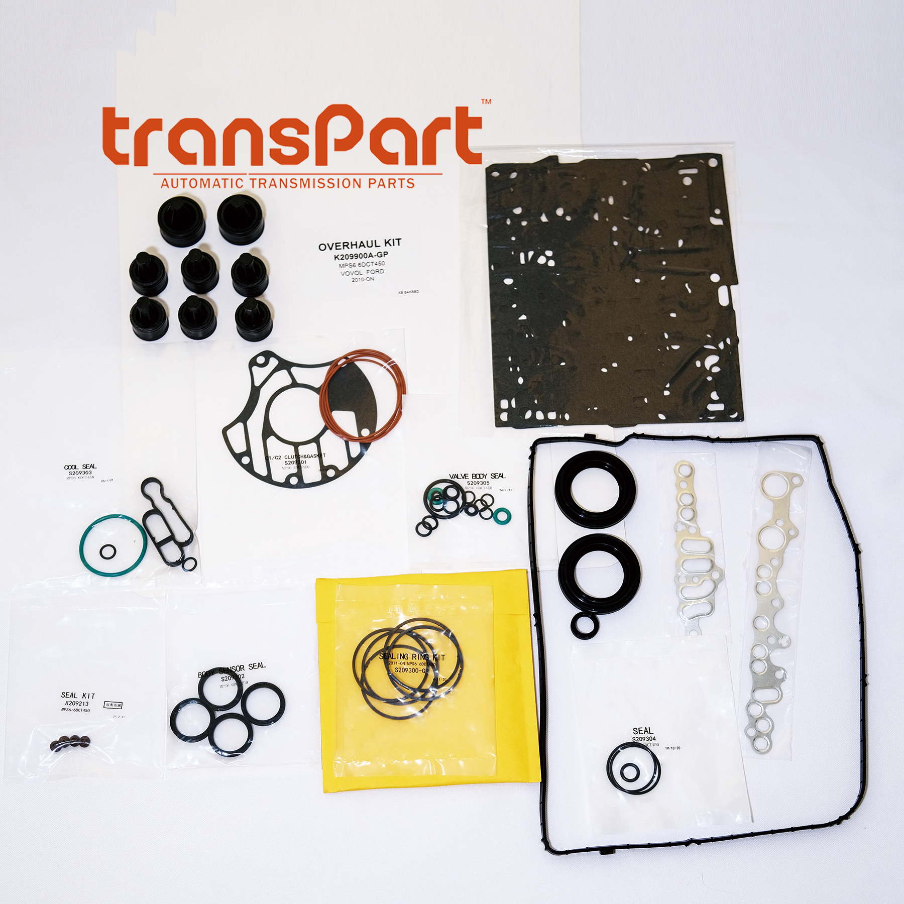 MPS6 6DCT450 Automatic Transmission Gearbox Overhaul kit Seal Kit for VOLVO FORD Manufacturer Direct selling