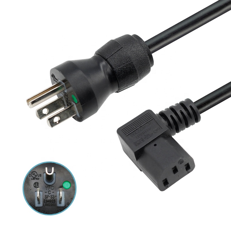 Американский шнур питания ZING EAR 6 футов 18 AWG для штекера больницы NEMA 5-15P для медицинского кабеля питания IEC320 по американскому стандарту C13