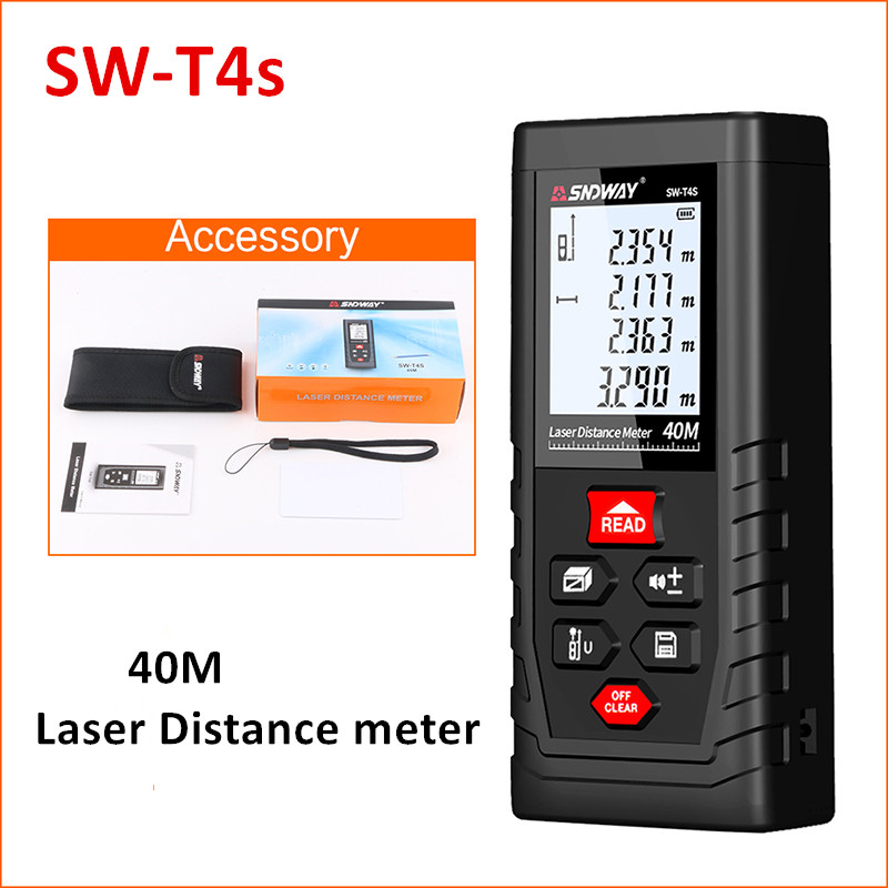 Лазерный дальномер SNDWAY SW-T4S 40 м цифровой лазерный дальномер ручной дальномер