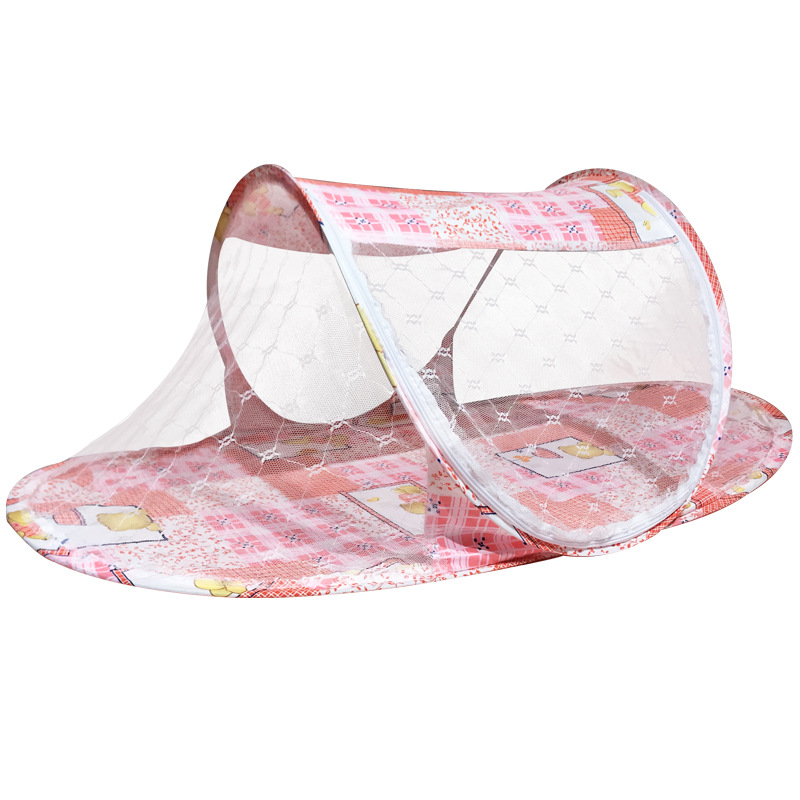 One Touch Mosquito Netting for Bed Foldable Yurt Mosquito Tent Net Pop Up for Baby Adult