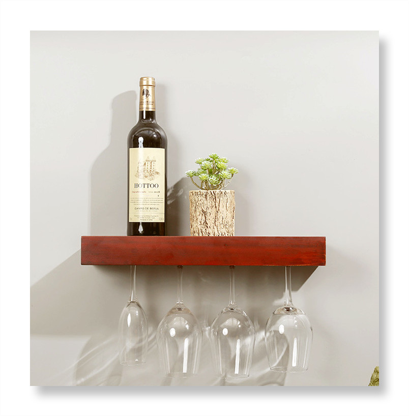 Hot selling vintage water proof non toxic home decorative wall mounted Display Racks Wine