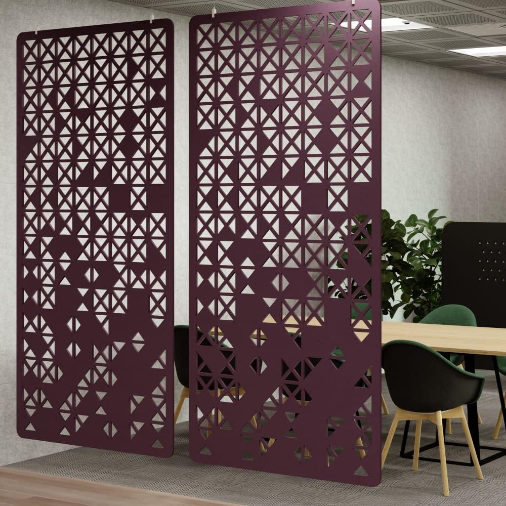Decorative curved polyester fiber pet felt Hanging soundproof wall acoustic ceiling panels