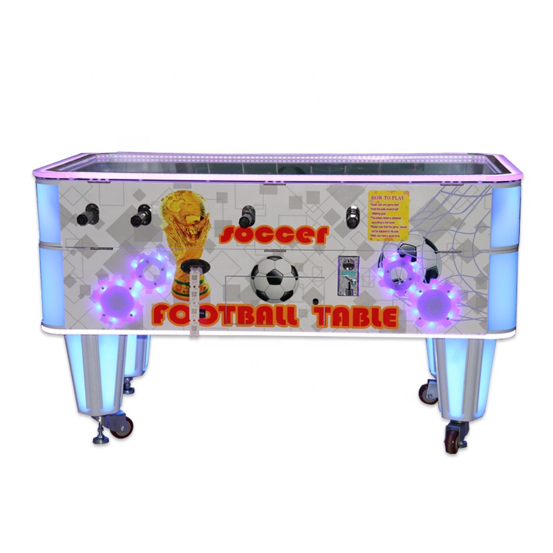 2 игрока с ручкой, большой СВЕТОДИОДНЫЙ футбольный стол/Электронный футбольный стол/настольный футбол