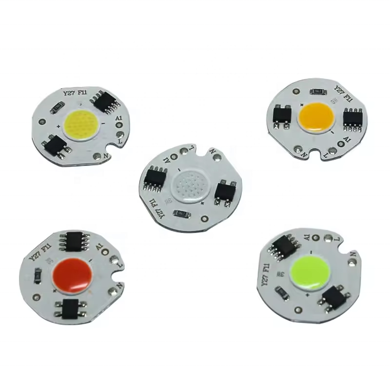 Custom Rigid Flexible PCB base High Power 2v-220v Full Spectrum Red Green Blue White IR UV Diode COB LED Chip for LED Lighting