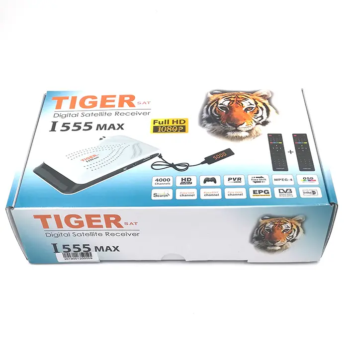 Бесплатный Воздушный декодер iptv Tiger спутниковый ресивер