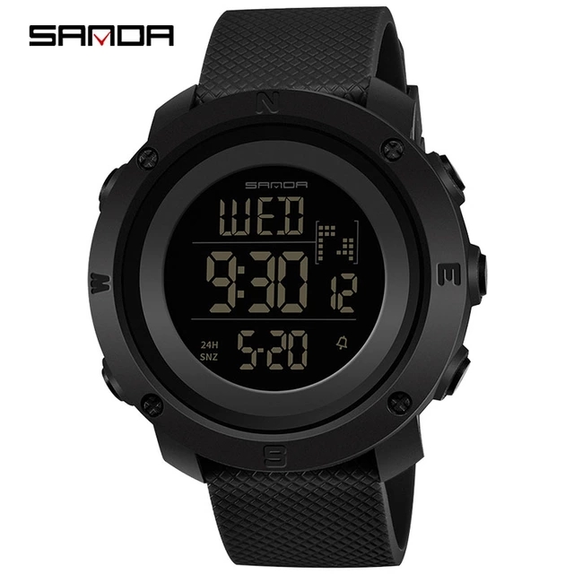 SANDA 361 362 мужские спортивные цифровые часы для мужчин и женщин, часы для влюбленных Relogio Masculino хронограф часы, модные, для улицы, водонепроницаемые