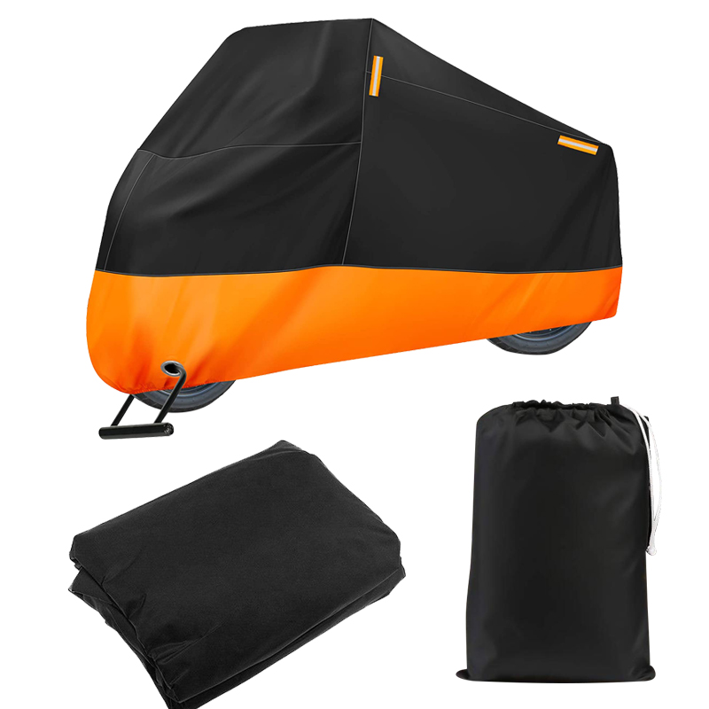 Heat resistance sun proof motorcycle cover all season waterproof oxford 210D