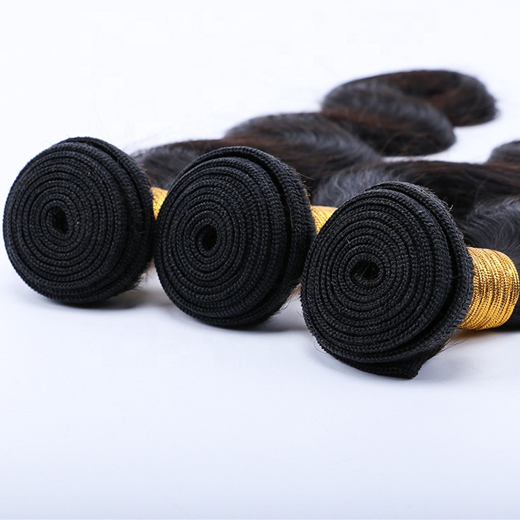 Professional cuticle aligned hair extension mink human boby wave hair