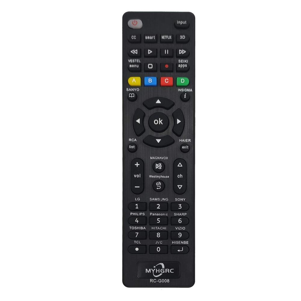 Универсальный пульт дистанционного управления для LG SAMSUNG SONY Panasonic SHARP TOSHIBA HITACHI VIZIO TCL JVC HISENSE smart tv