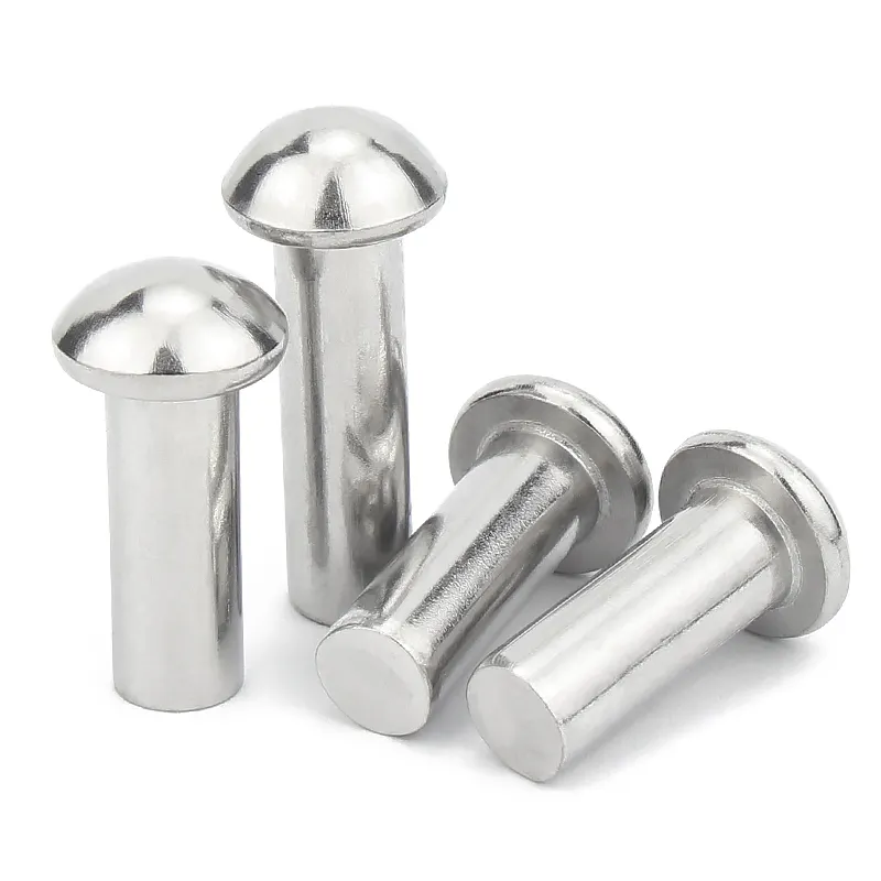 Wholesale Rivet Manufacturer Stainless Steel Round Head Aluminum Solid Rivets round Head Rivets
