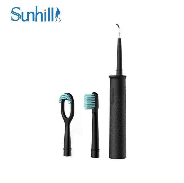 2020 Amazon hot sale LED electric Dental Cleaner Teeth brush Calculus Remover Tartar Scraper tongue cleaner scraper