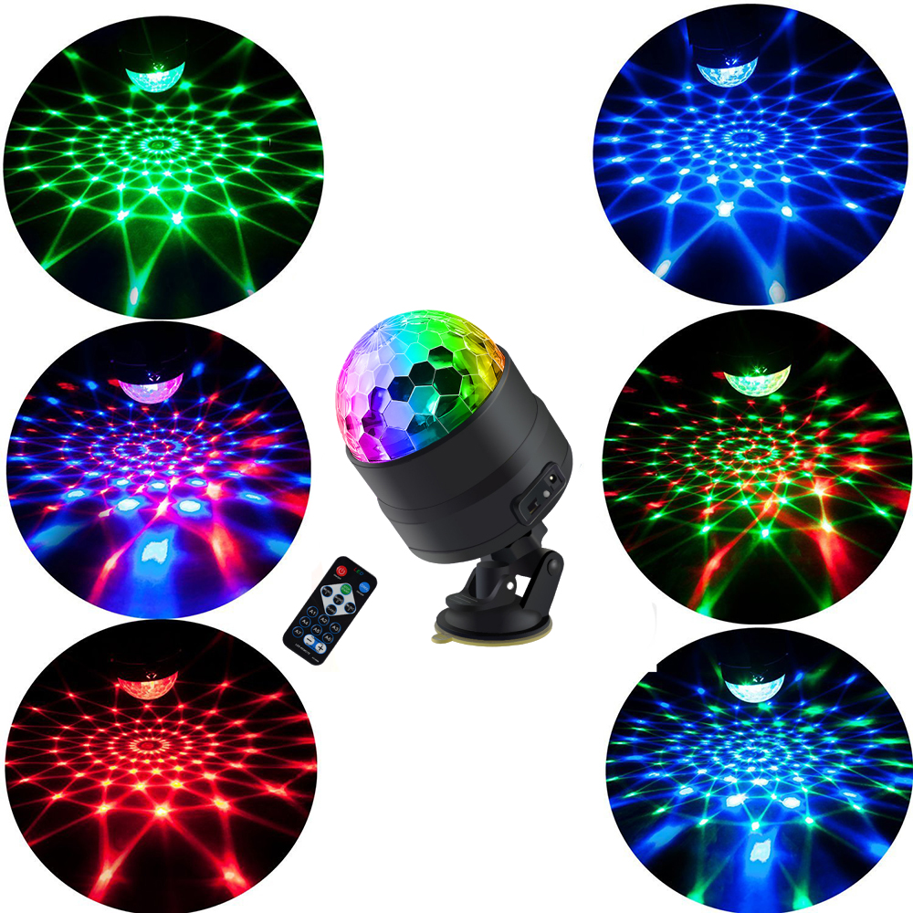 Rgb эффект освещения мини Led Волшебная Вечеринка дискотека огни шар лазер светодиодные сценические огни