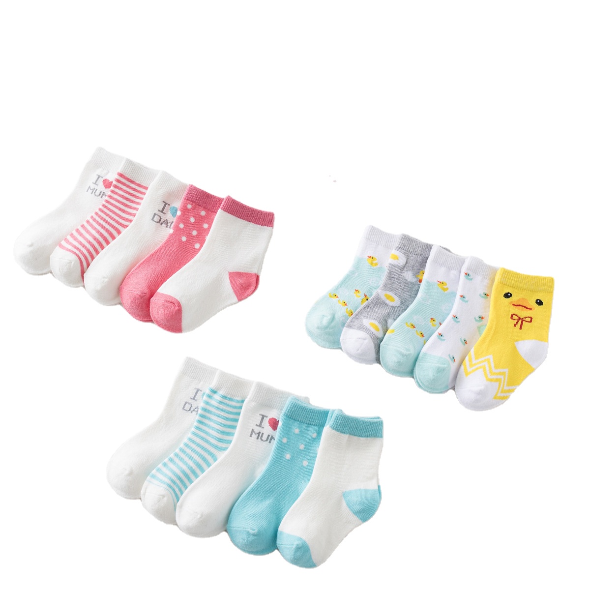 New Baby Kids Soft Cotton Socks Boys,Girls,Baby,Cute Cartoon Animal Stripe Dots Fashion Sport Socks Autumn Winter socks