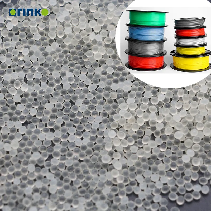 ORINKO sample free pla pellet for 3d bulk pla pellets cheap price pla pellet for make 3d printer filament
